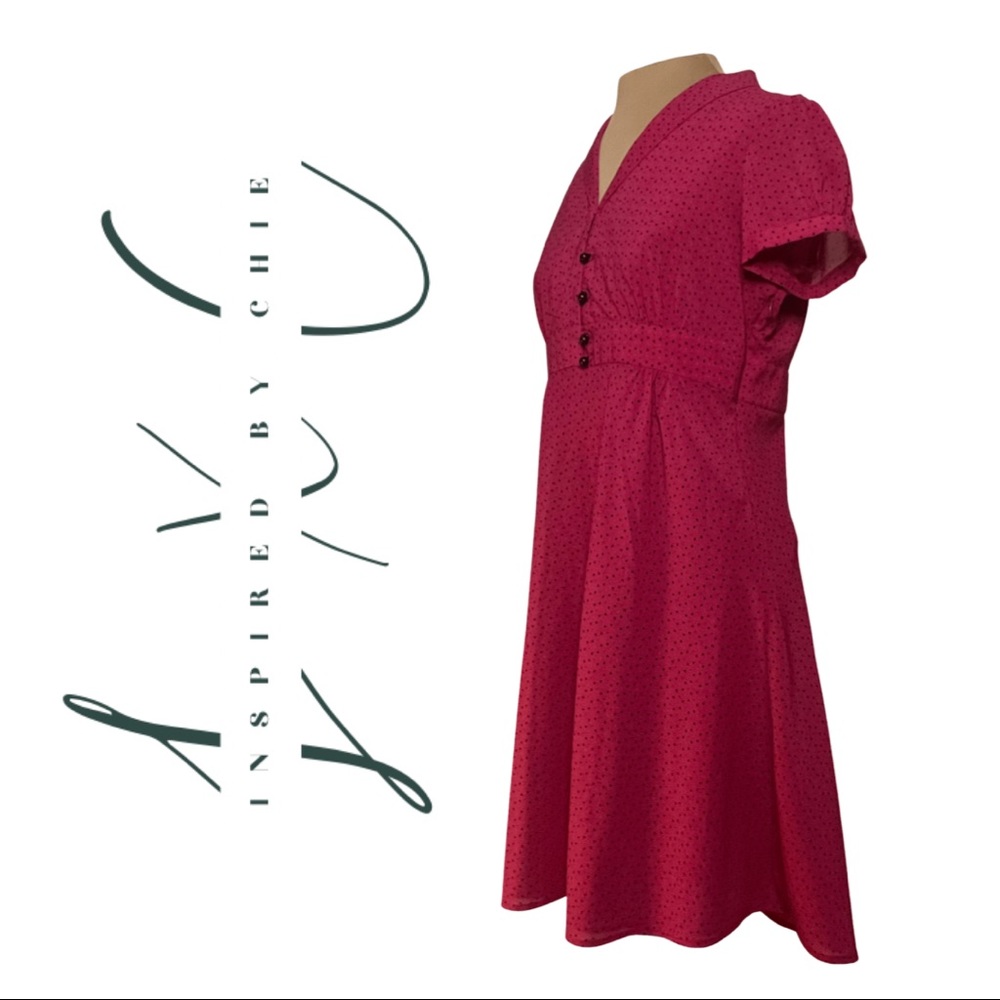 Old Navy Polka Dot A-line Dress